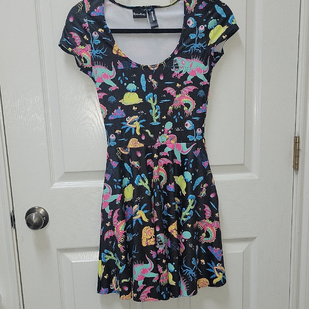 Blackmilk Rick & Morty Dress XS
